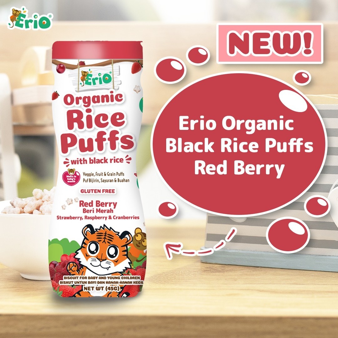 Erio Organic Multigrain Baby Puffs | Halal Baby Food | Baby Snack ...