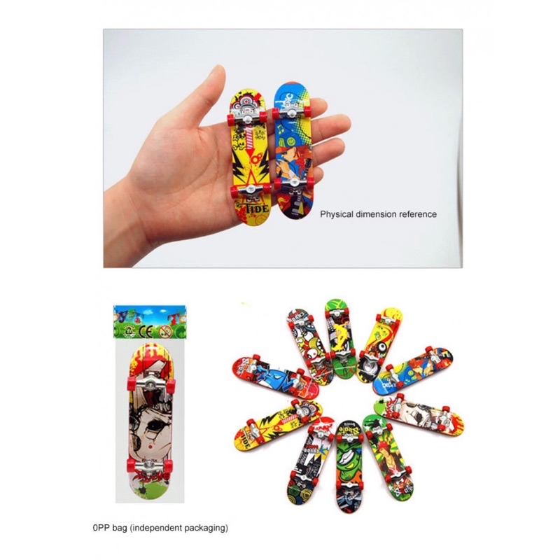 Mini Finger Skateboard Plastic Finger Skateboard Boys Toy Mini 迷你手指滑板 ...
