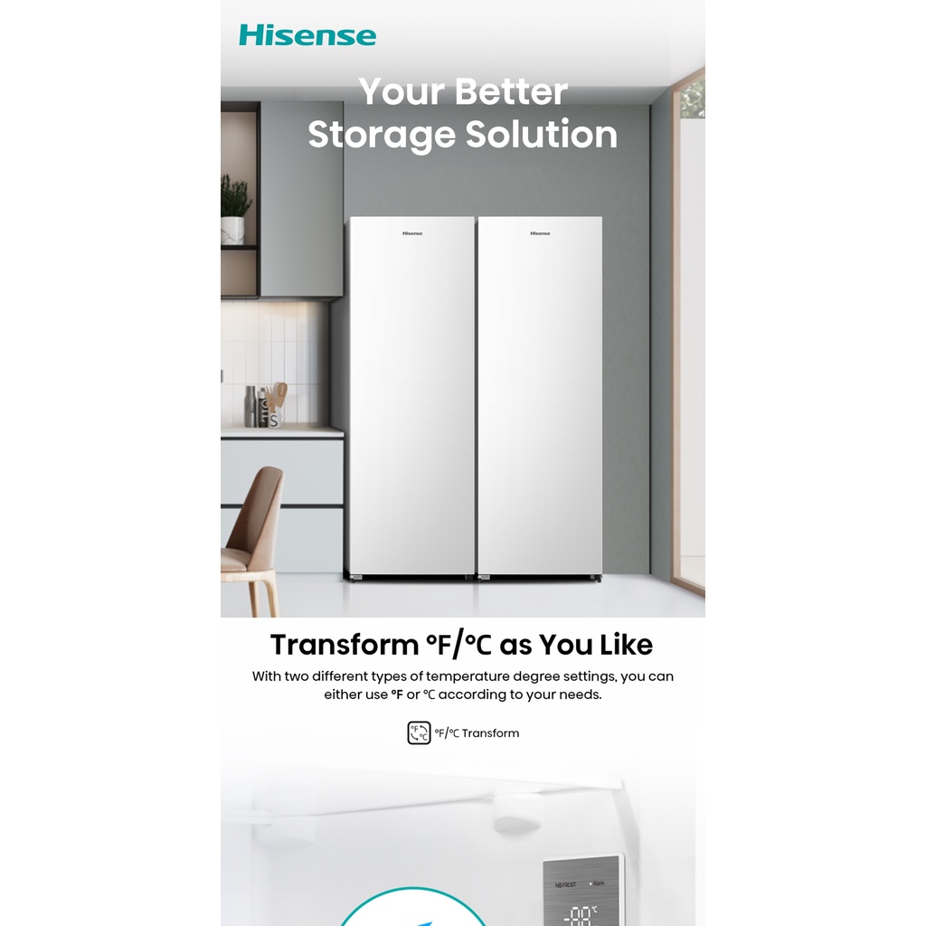 [FREE SHIPPING] Hisense 180L / 280L Frost Free Upright Freezer