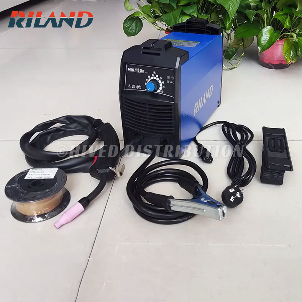 (3IN1) Riland MIG/MMA Gasless Welding Machine Flux Core Inverter Welder ...
