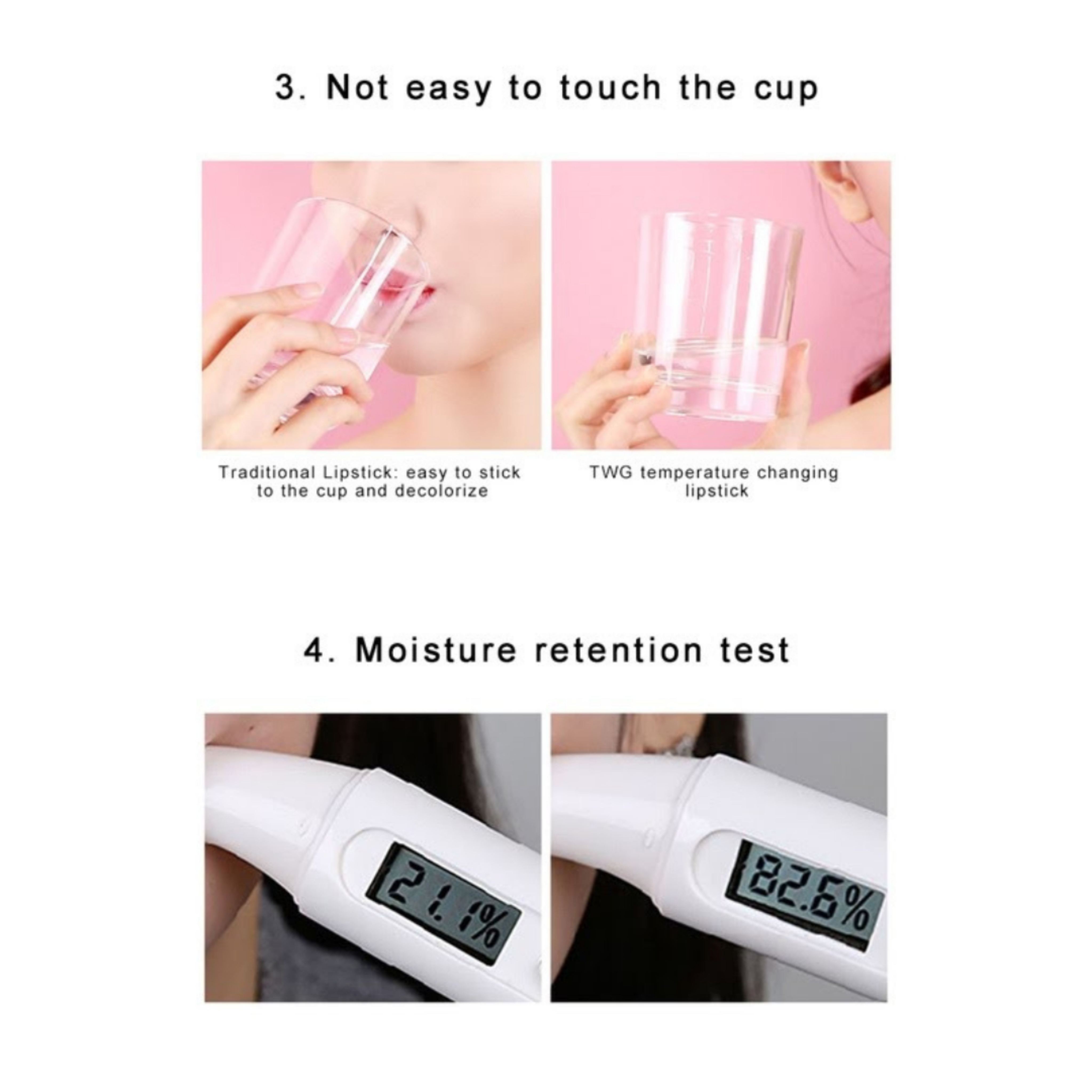 HANBOLI 24K Temperature Changing Color Lip Balm Long Lasting | Shopee ...