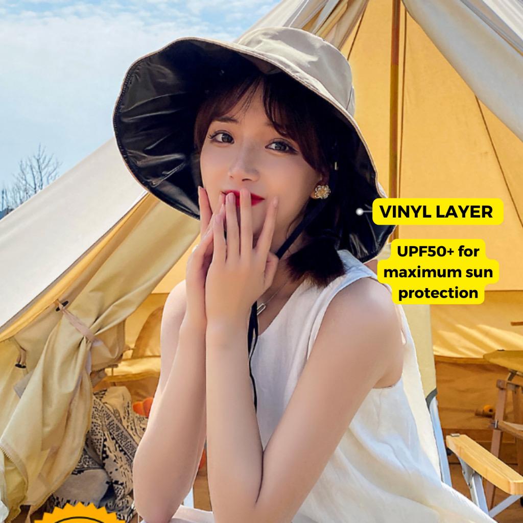 Sun Proof Hat Women Sun Hats Topi Beach Hat Sun Protection Waterproof ...