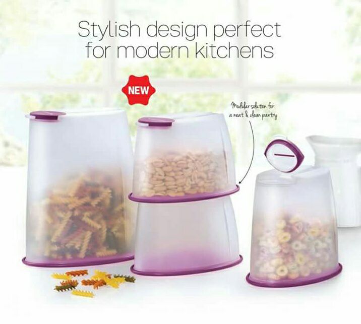 Tupperware Level Multi Purpose Dispenser 2.5L/ 1.6L/ 1.2L (Dry Food ...