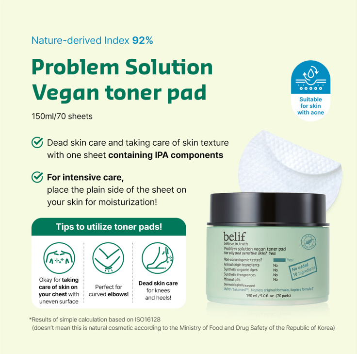 Belif Problem Solution Vegan Toner 150ml main image 1
