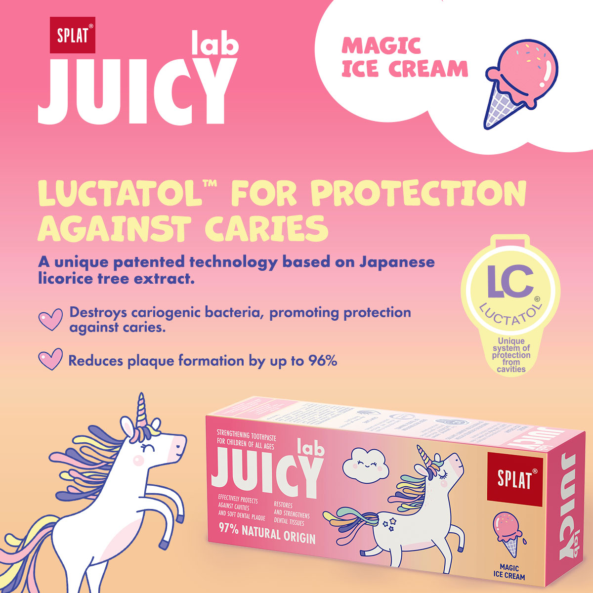 SPLAT Juicy Lab Magic Ice-Cream Toothpaste 80g EXP SEPT 2025 | Shopee ...