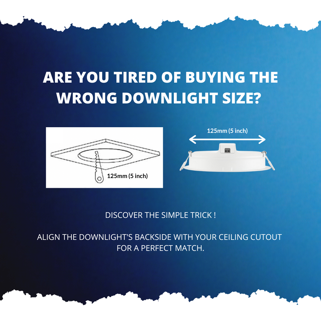 PHILIPS 12W LED Recessed Downlight DL252 Round 5