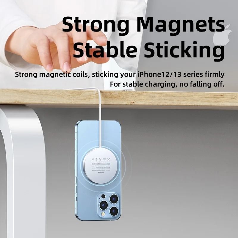 Original Remax 15W Wireless Fast Magnetic Phone fold Holder 360 ...