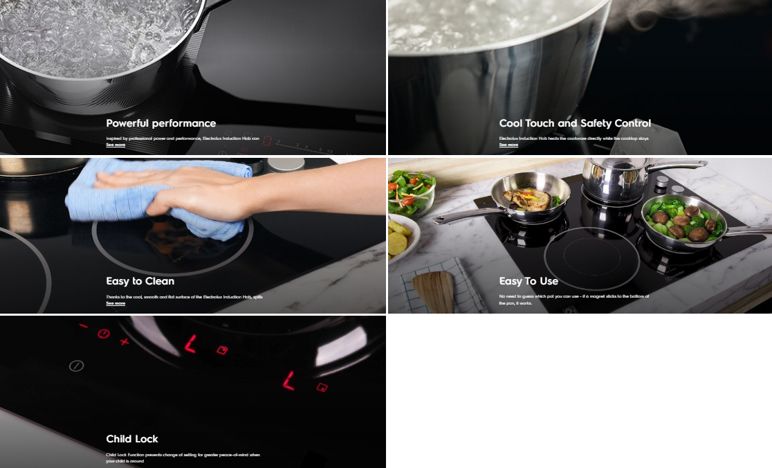 Electrolux Portable Tempered Glass Induction Cooker with Pot and