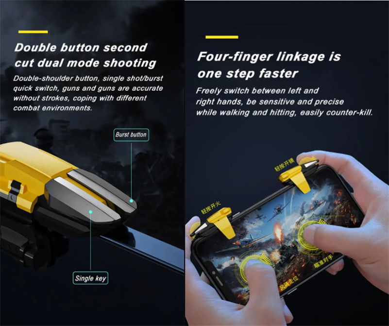 G21 CJ27 Mobile Phone Game Controller Artifact Auto High Frequency ...