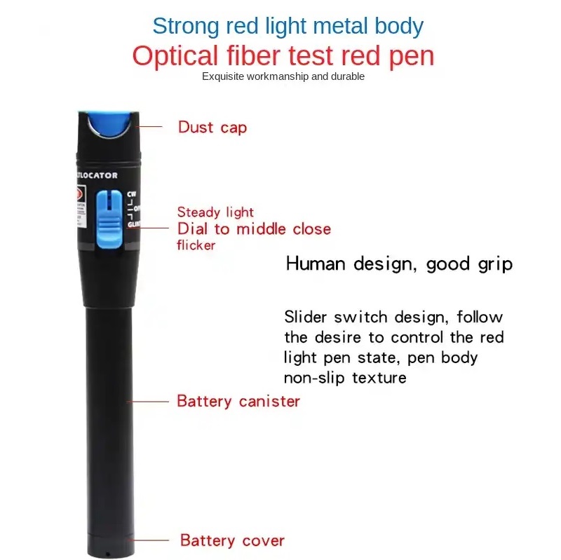 Fiber Optic Laser Tester/Laser Pen/Visual Fault Locator Ftth Portable ...