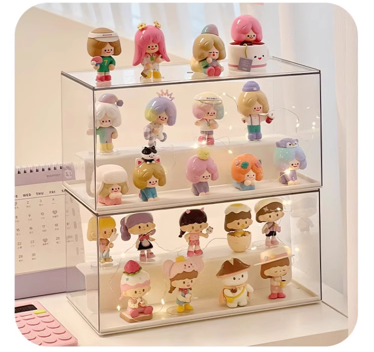 Pop Mart Doll Toy Display Box Cabinet Transparent Blind Box Storage ...
