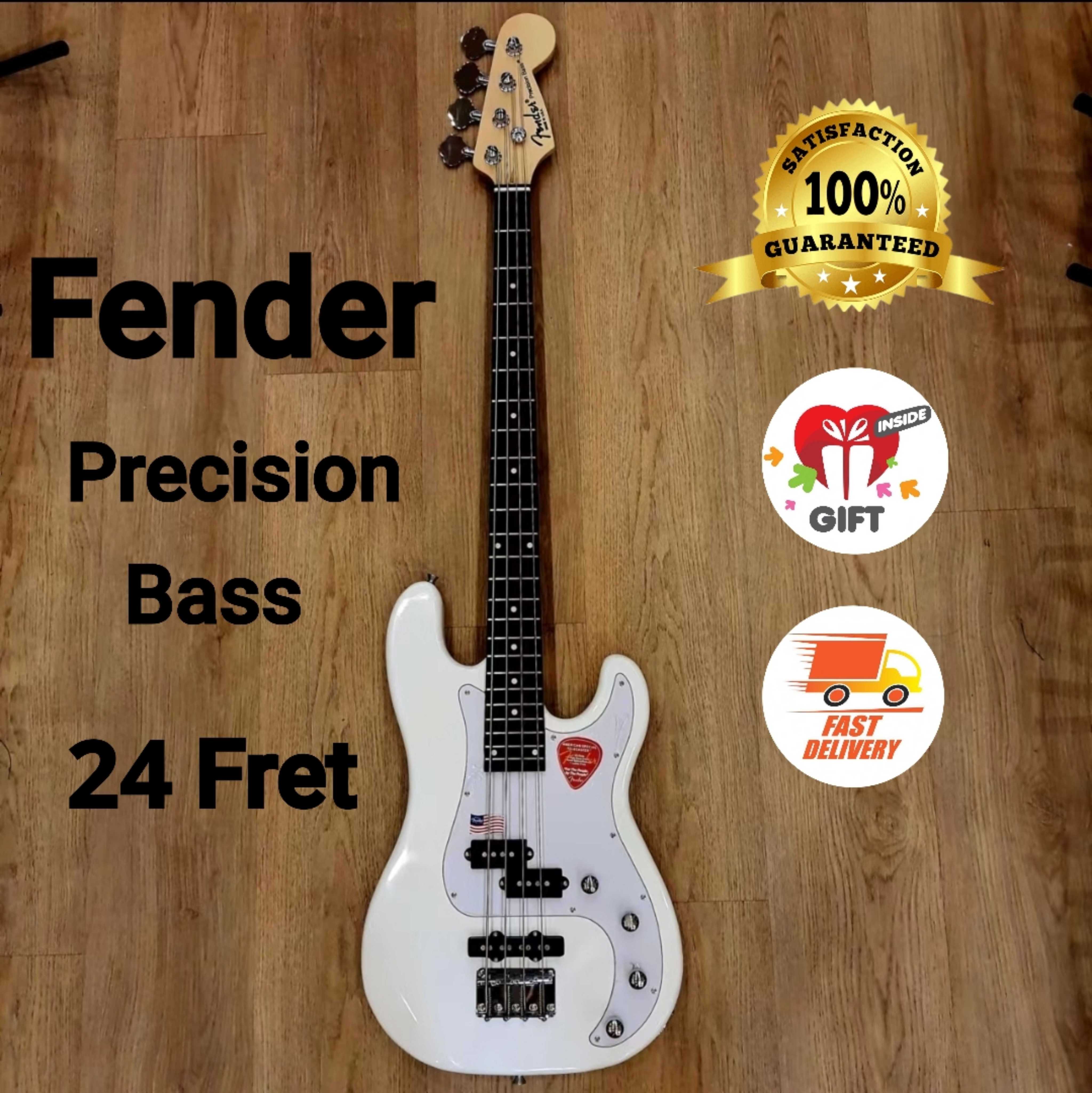 Fender 24 Fret Perfomer Precision Bass Guitar 4 String PB