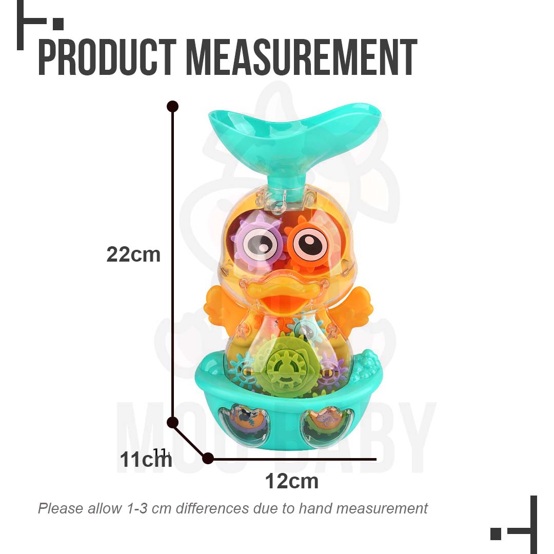 Moo Baby Toy Baby Bath Toy Sprinkle Duck Baby Bath Toys for Kids Mainan ...