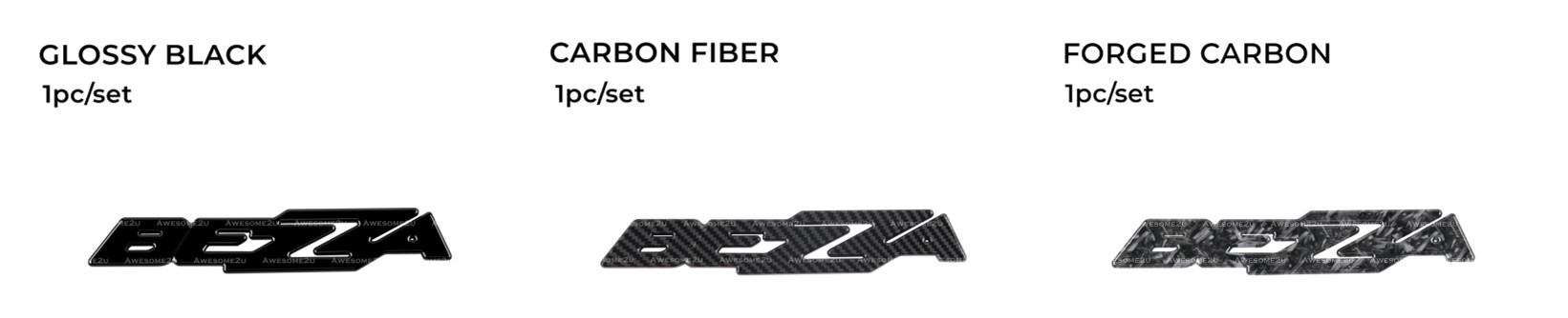 Awesome2u Perodua Bezza 2016-2024 Logo Emblem Frame Cover Rear Bezza ...