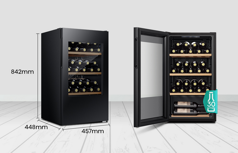 Hisense RW32N4ATB Wine Cooler 30 Bottles LED Lighting Wine Cellar