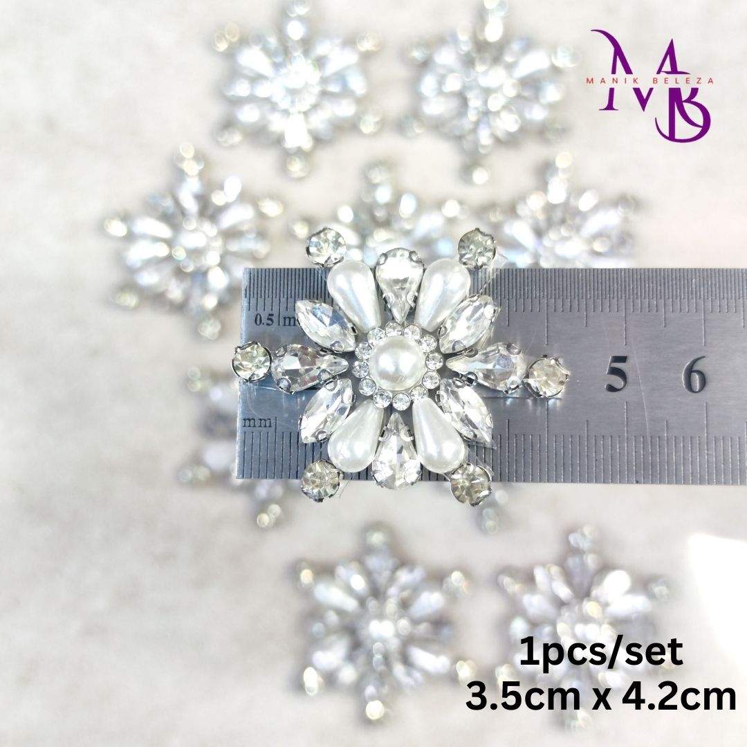 1pcs Beleza Iron on Beads Manik Tampal Seterika Baju Kurung Moden ...