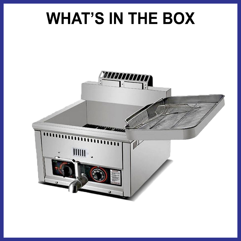 BRAVADO SmartCook® 17L Commercial Deep Fryer Stainless Steel Single
