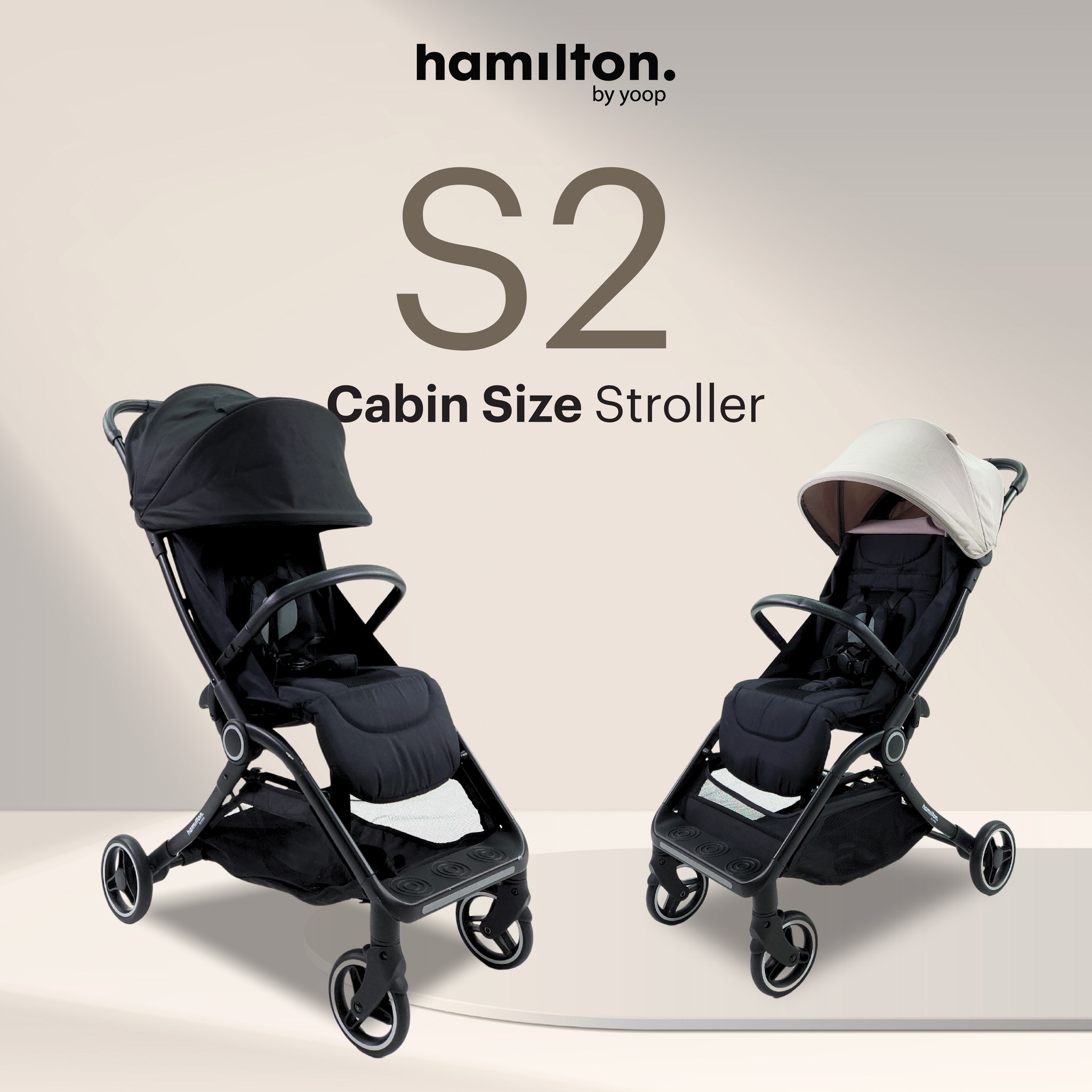 Hamilton S2 MagicFold Lightweight Travel Cabin Size Stroller | Shopee ...