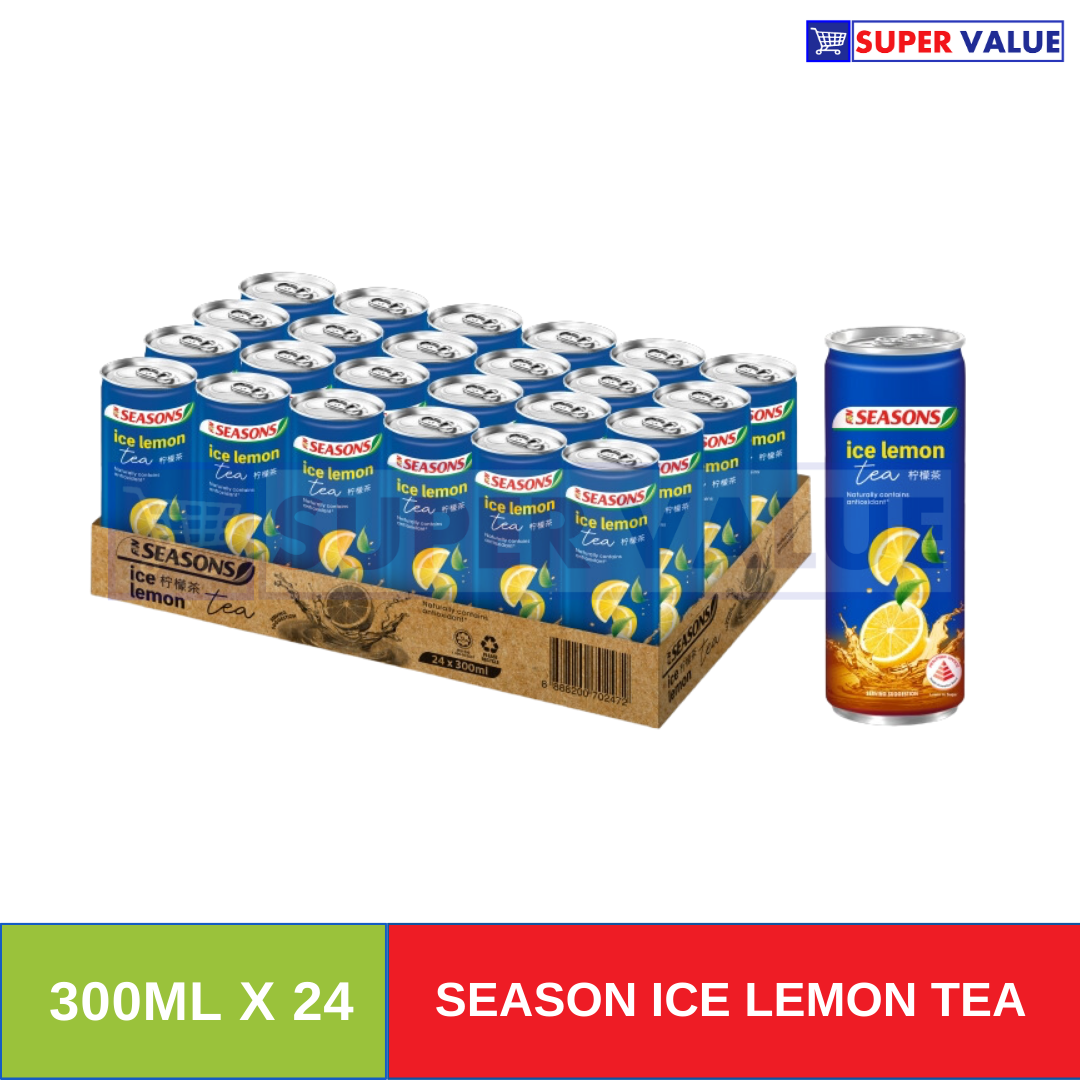 F&N Seasons Tea 300ml x 24 Carton - Refreshing Asian Drink, 6 Flavors ...