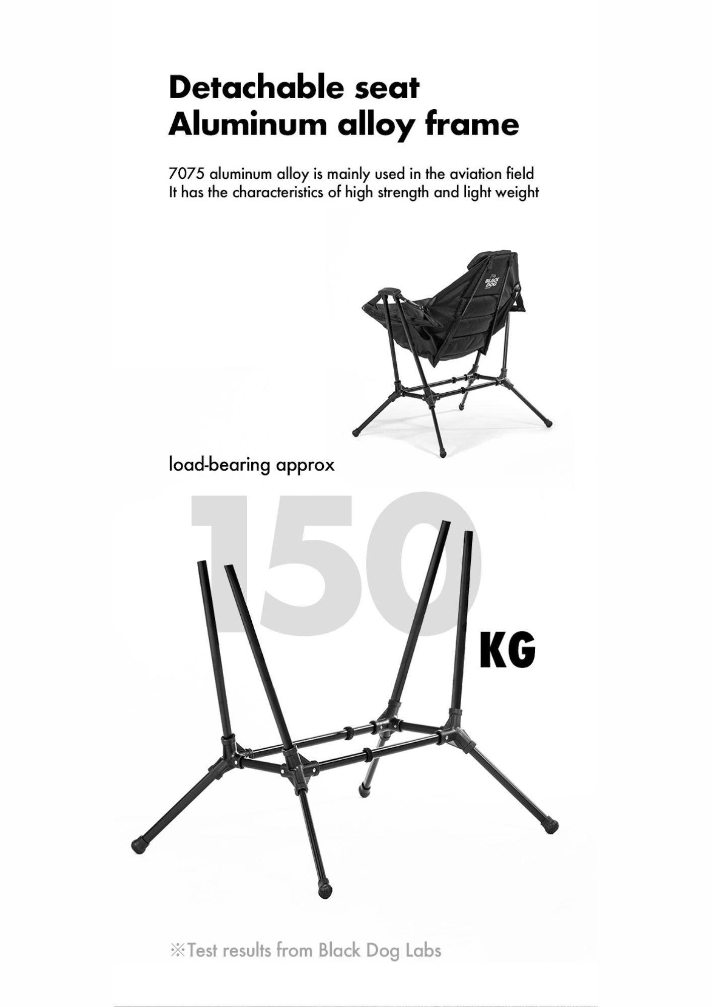 BLACKDOG Outdoor Square Rocking Chair | Shopee Malaysia