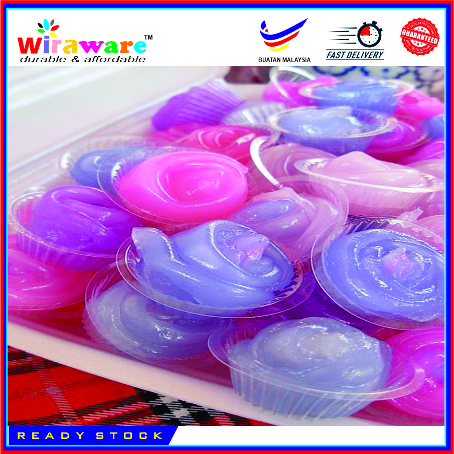 Acuan Pudding Jelly / Rose Jelly Mould / Acuan Kuih Ros (10pcs ...