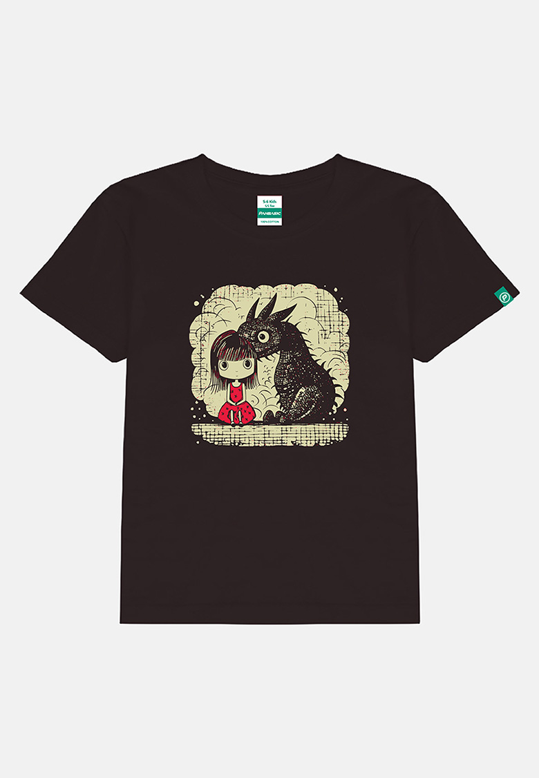 Panbasic Kids Babu Dragon Unisex Short Sleeves Roundneck Tee - PBK ...
