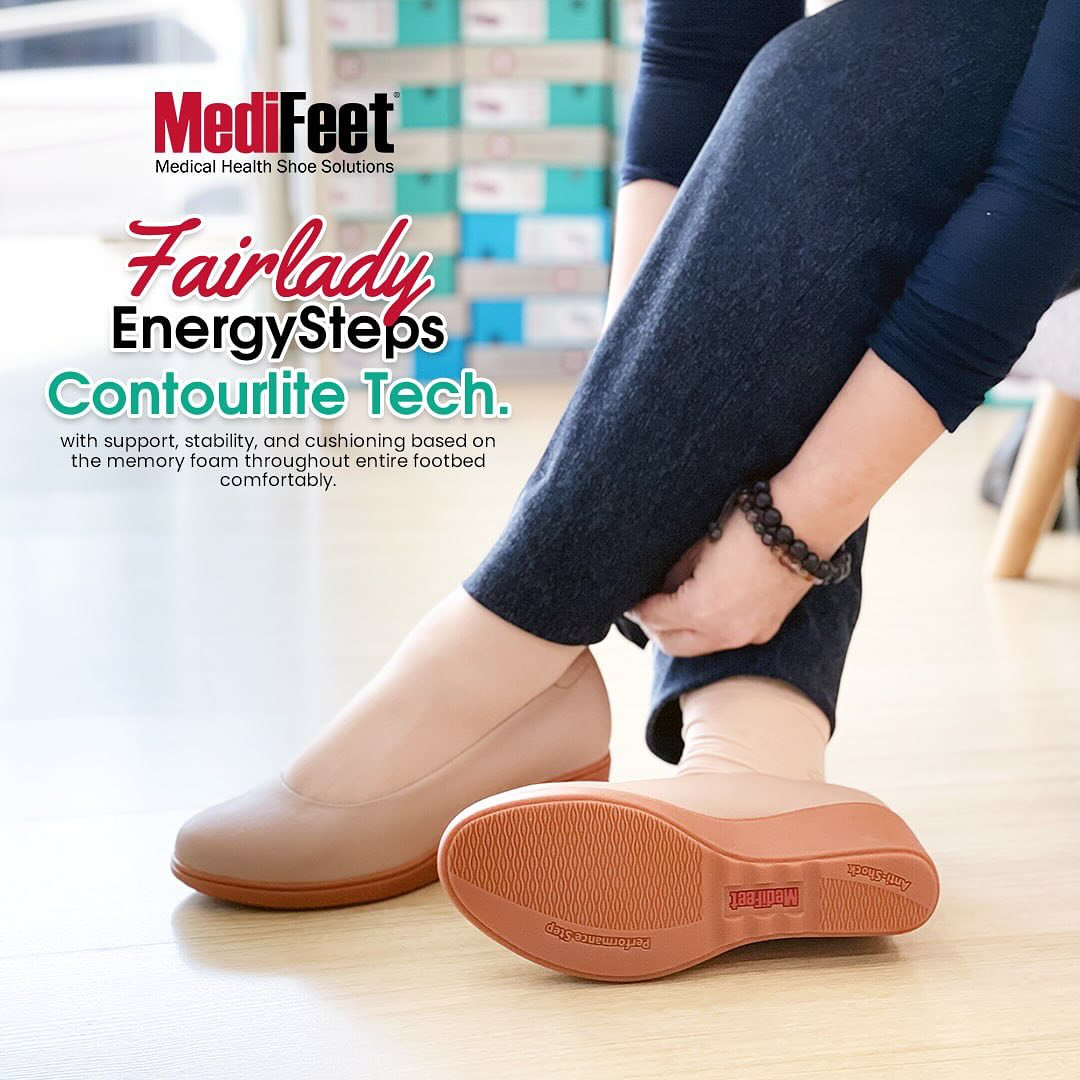 MEDIFEET MF106 Health shoes(Kasut Kesihatan) Women shoe arch 健康鞋 ...