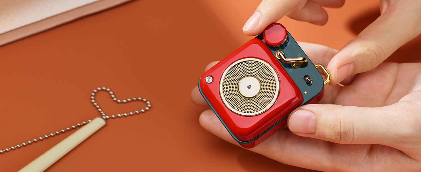 MUZEN BUTTON Mini Candy Vintage Retro Portable Wireless BT4.2 Speaker ...