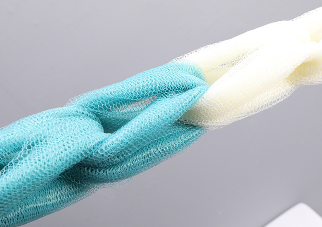 *Ready Stock* Long Stretch Back Sponge with Rope Handles Back Scrubber ...