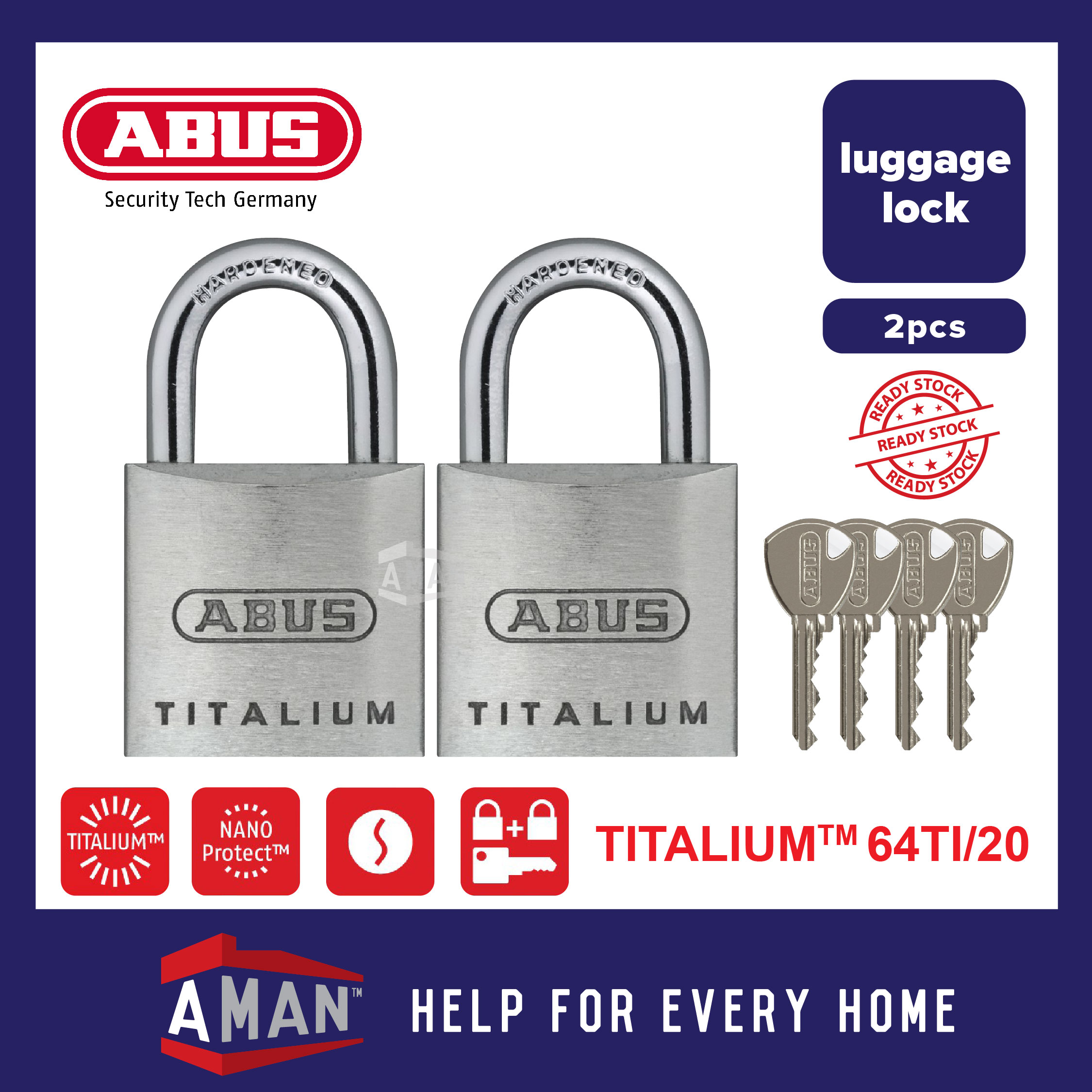 Abus luggage lock outlet