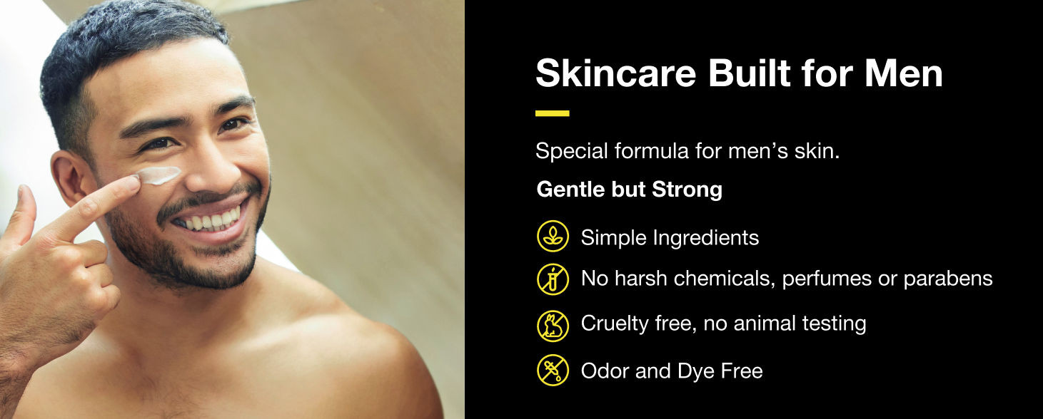 Lumin Charcoal Face Wash Daily Detox for Men Charcoal Cleanser