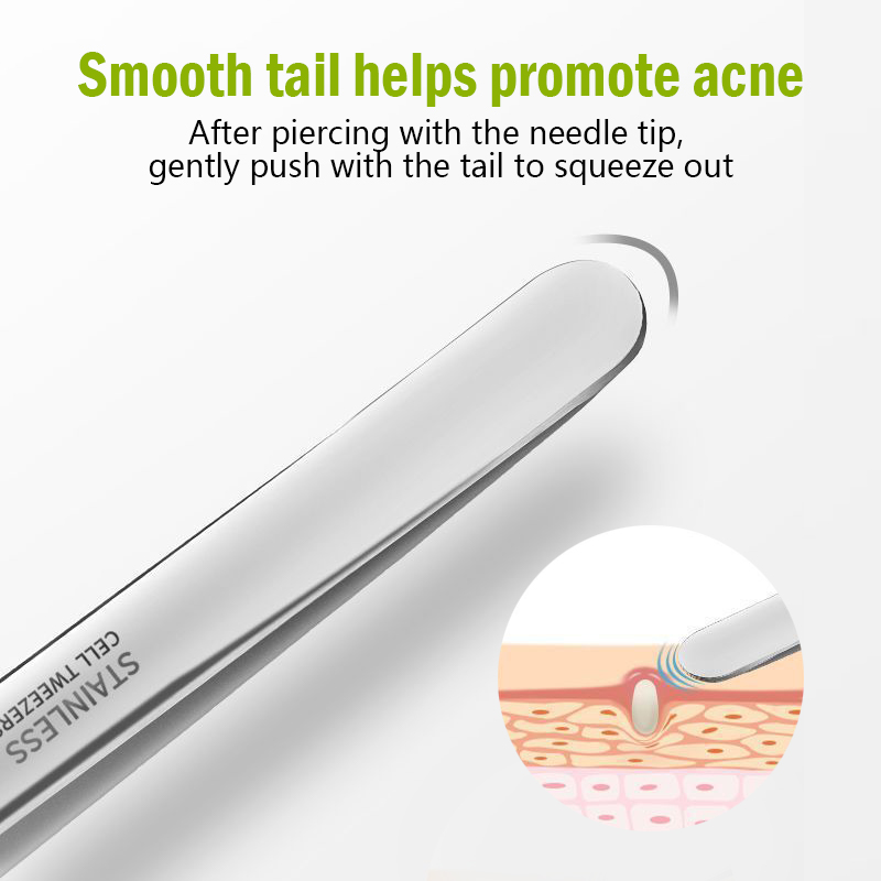 Cell Pimples Blackhead Remover Clip No.5 Ultra-fine Tweezers Black Dots ...