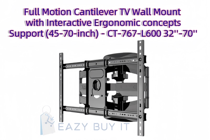 Full Motion Cantilever TV Wall Mount with Interactive Ergonomic ...