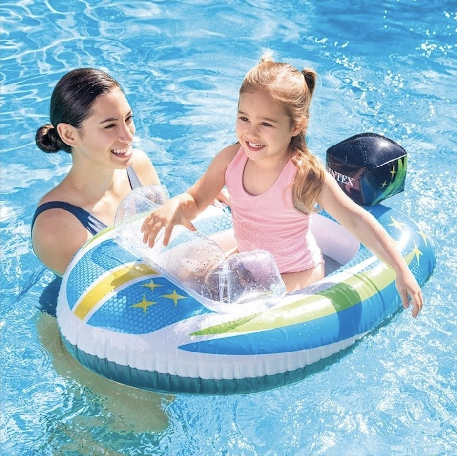 INTEX 59380 Inflatable Swimming Pool Cruiser Cute Cartoon Toy Water ...