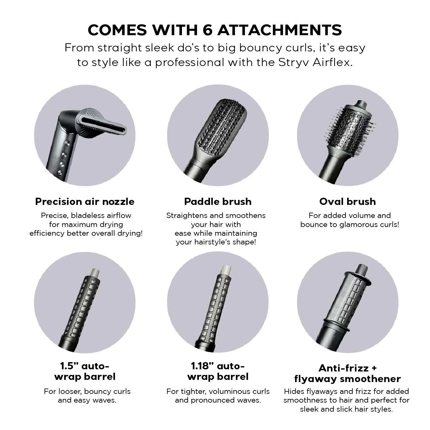 Stryv airflex 6-in-1 multi styler (2 years warranty) | Shopee Malaysia
