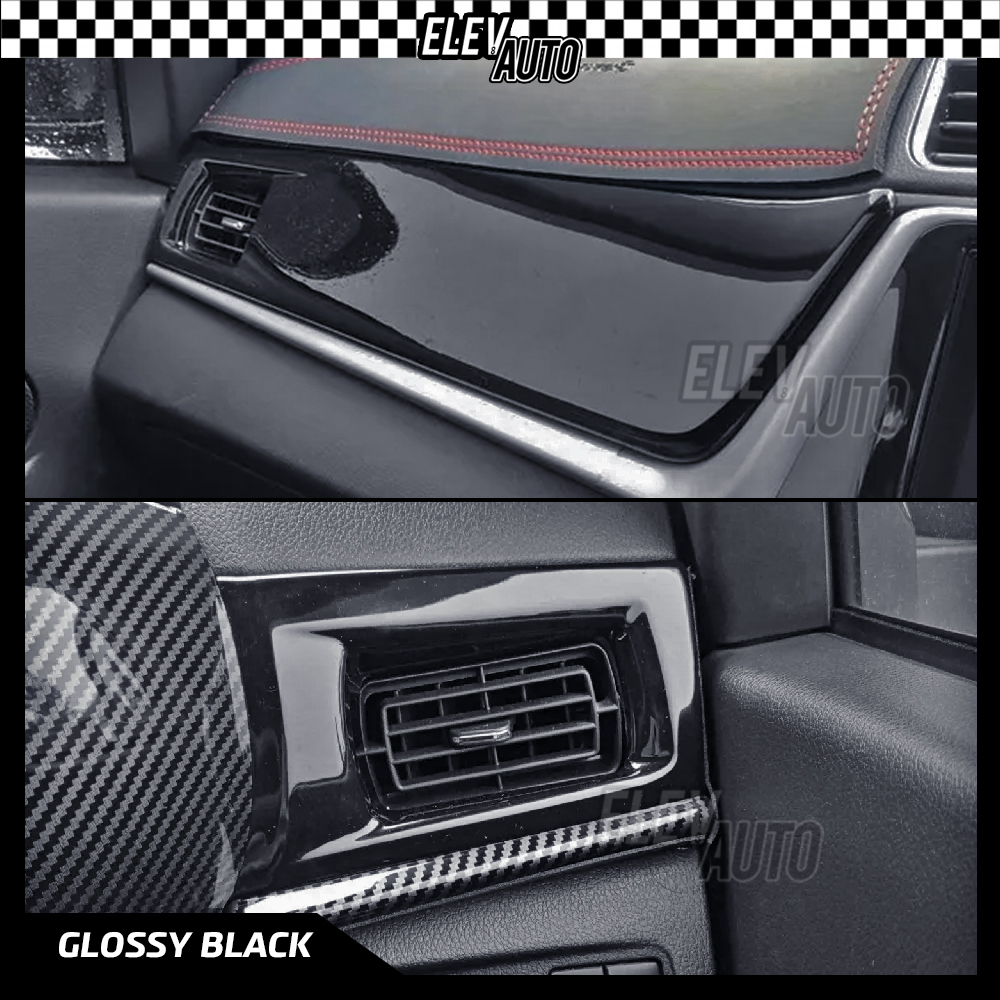 Perodua Bezza 2020-2024 Dashboard Panel Trim Side Aircond Frame Carbon ...