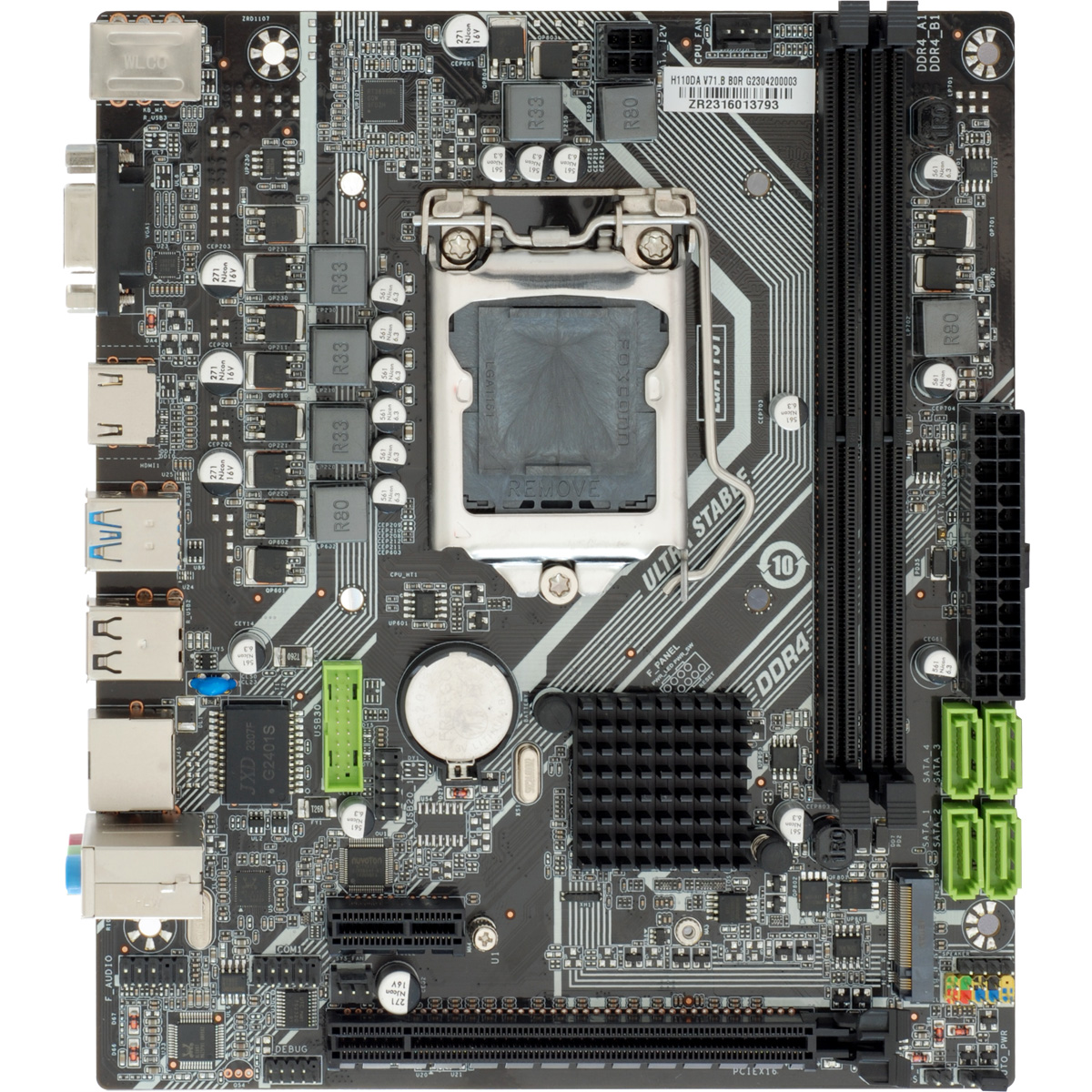 Esonic H110 Chipset LGA1151 M.2 Motherboard for Intel 6th 7th Gen i3 i5 ...
