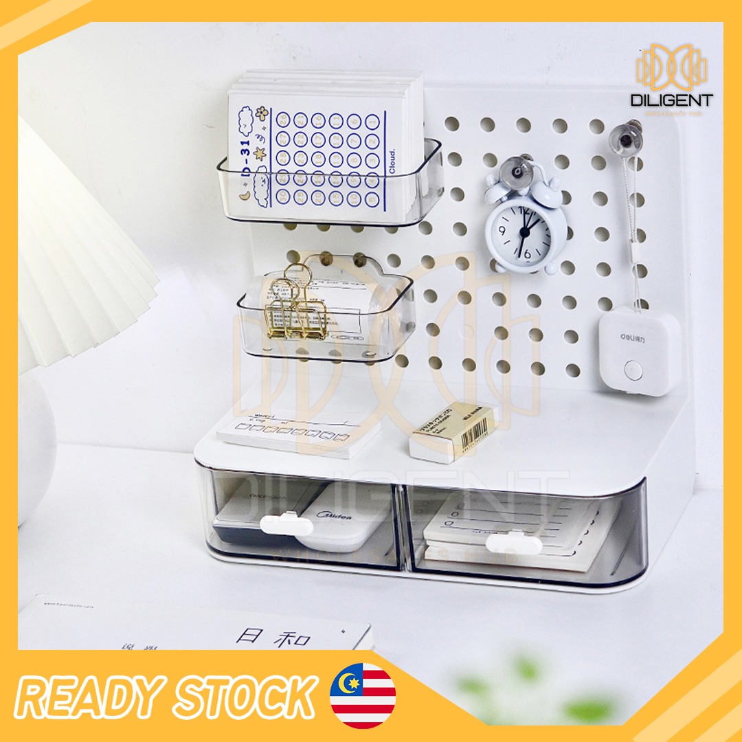 【D341】Papan Dinding Gantung Sendiri With Storage Box Multipurpose ...