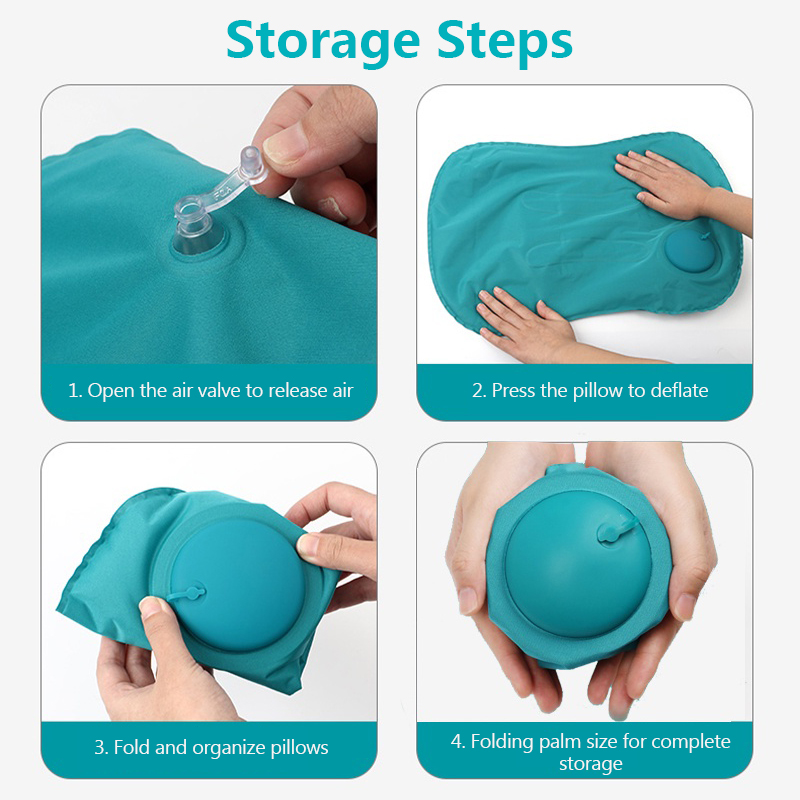 Portable Inflatable Pillow Travel Pillow U-shaped Neck Pillow bantal ...