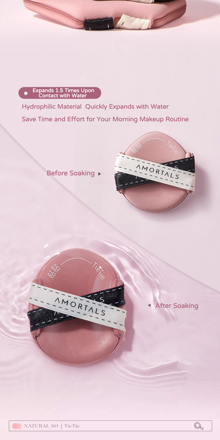AMORTALS Tietie Air Cushion Makeup Puff Set 尔木萄贴贴粉扑 ...