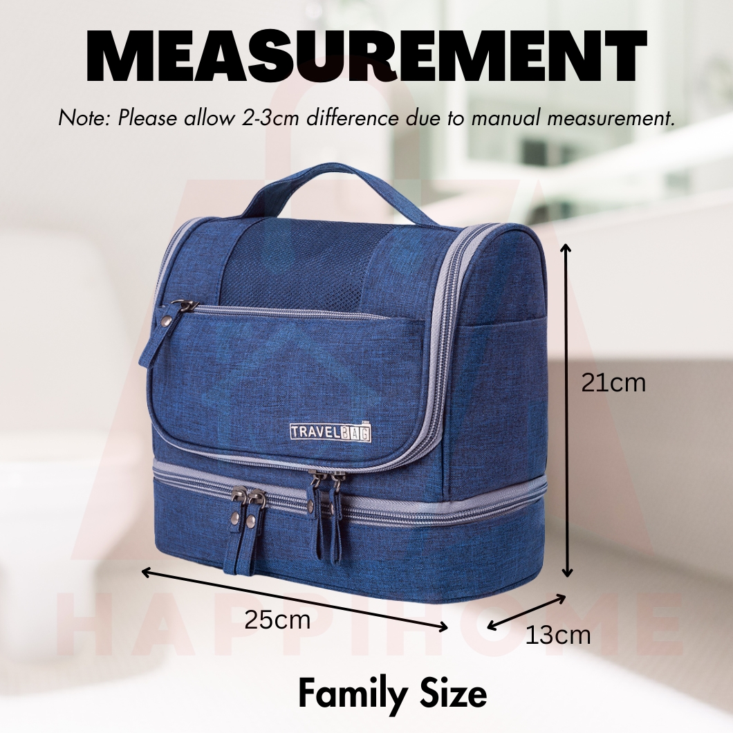 Waterproof Travel Toiletries Wash Bag Small Multipurpose Hook Toiletri ...