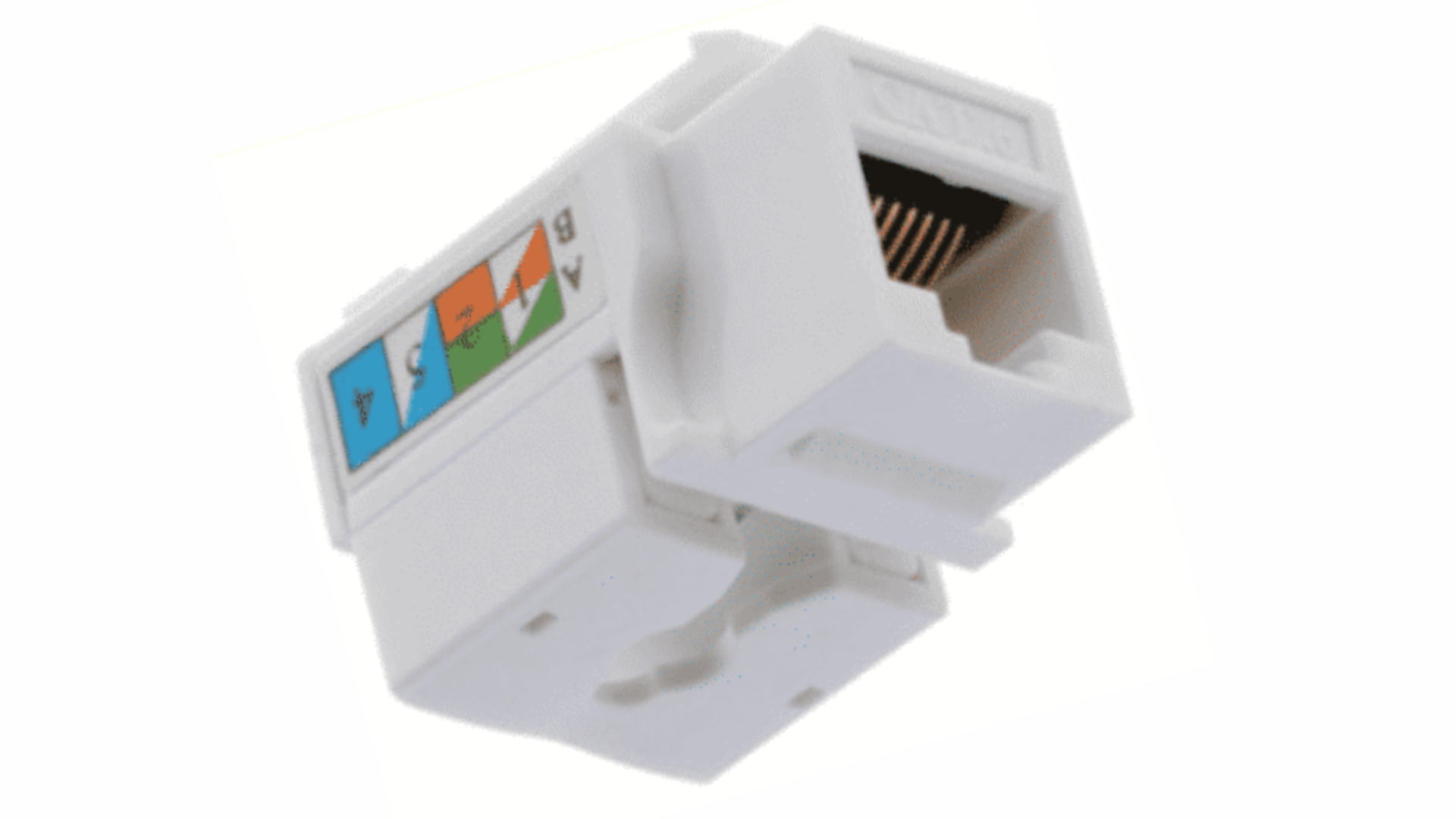 RJ45 CAT5E Keystone Modular Jack LAN Network Internet Cable use with ...