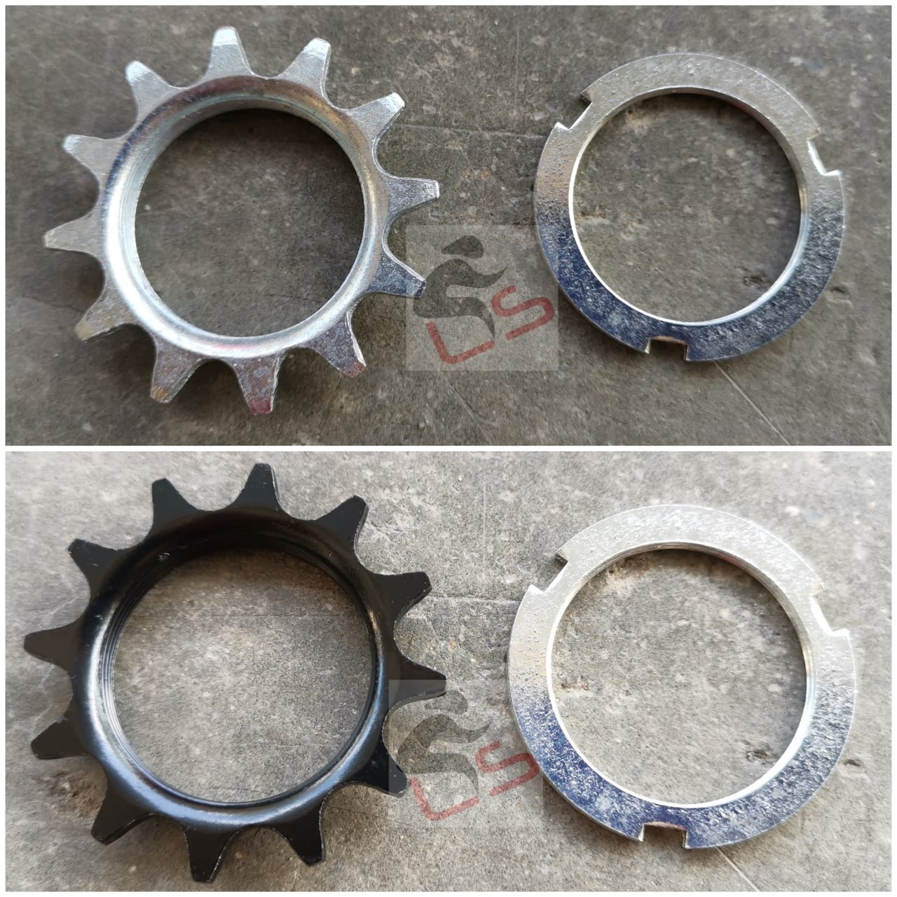 12T Bicycle Sprocket Mati Single Sprocket Cog Lock Ring Basikal ...
