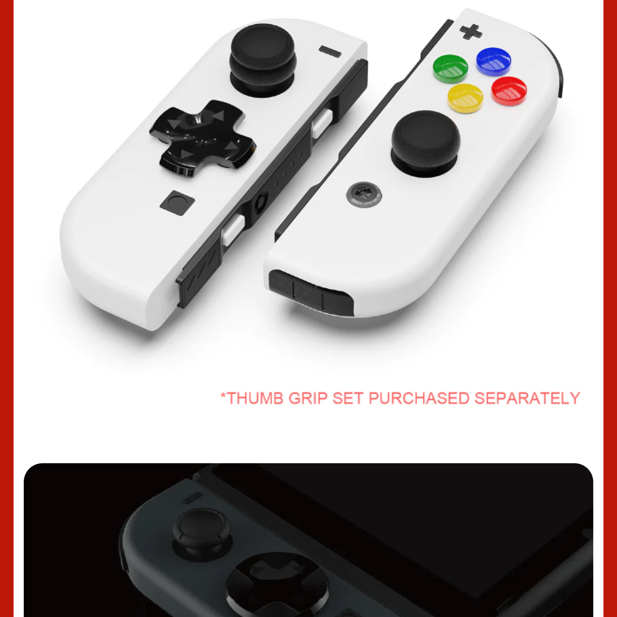 Skull & Co D-Pad Button Cap Set For Nintendo Switch OLED Switch v1/v2 ...