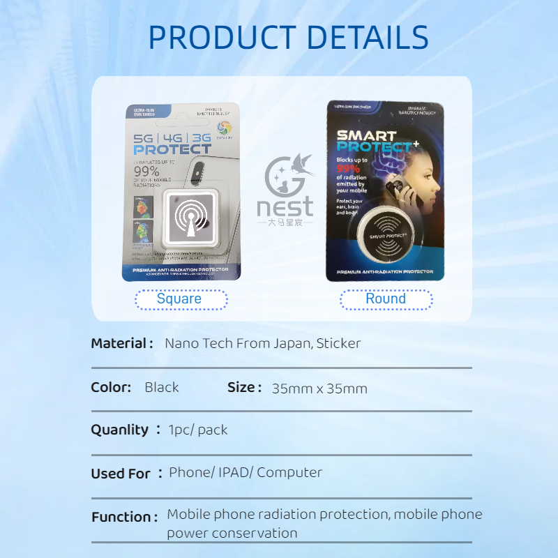 Original EMR Anti radiation sticker, 防辐射贴，EMR Shield Protection, EMF ...