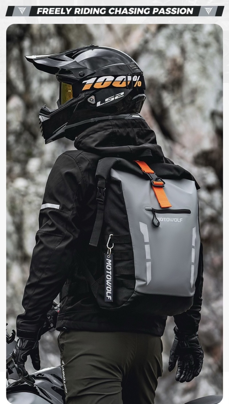 🔥Ready Stock🇲🇾MOTOWOLF MDL0716 Waterproof Rainproof Backpack Bag Galas ...
