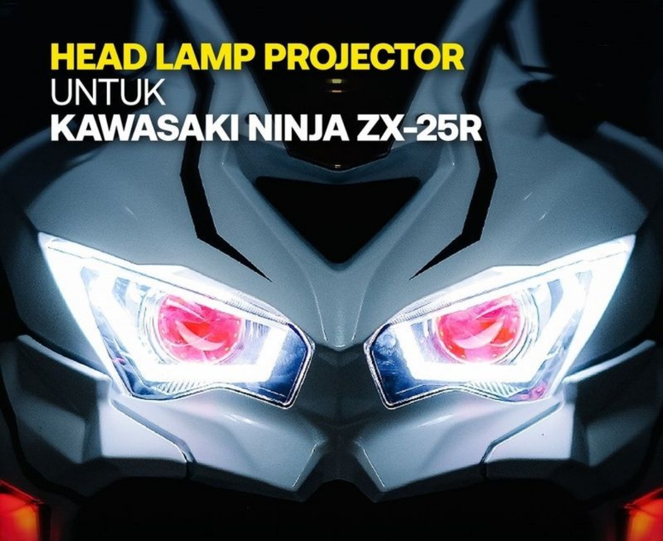 JPA LED HEAD LAMP KAWASAKI NINJA ZX25R ZX-25R LAMPU DEPAN LED Bulb