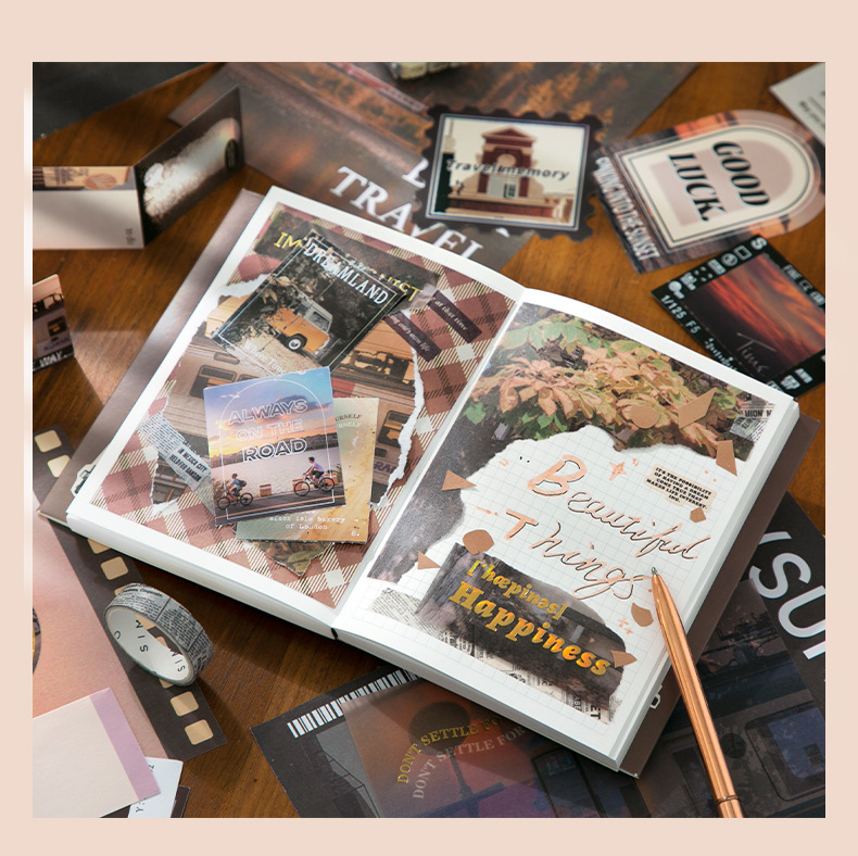 Whitespace ins Aesthetic Journal Gift Box Scrapbooking Junk Journal Set ...