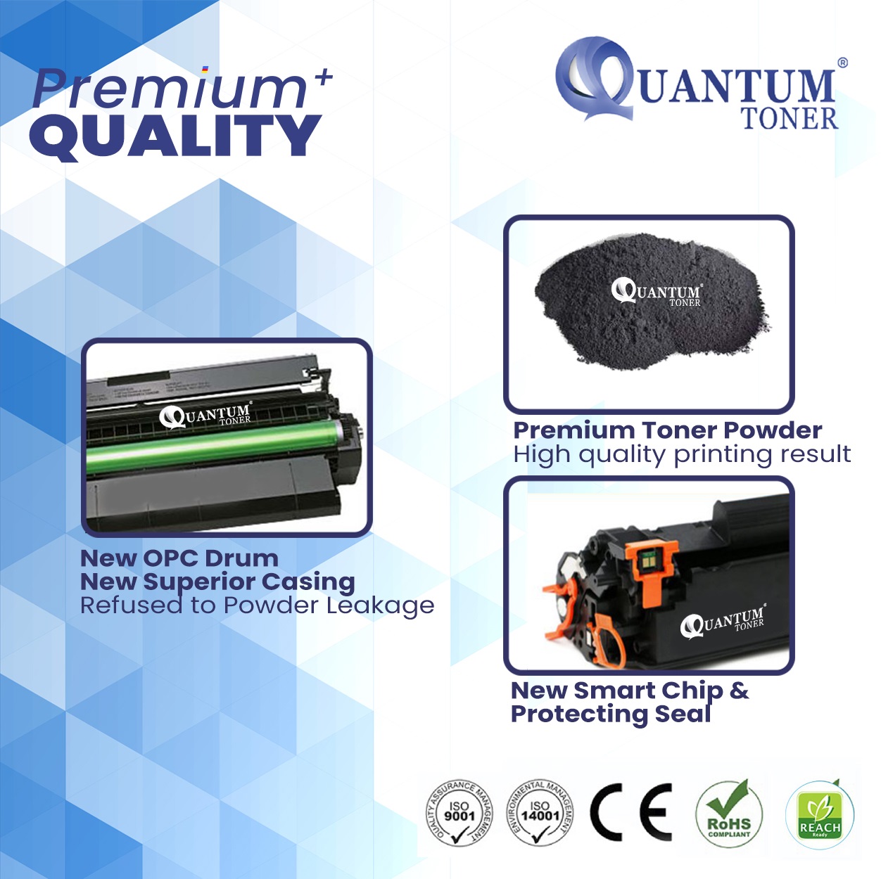 3x MWT Toner compatibile per Canon I-Sensys LBP 6000 6020 6030 b w sostituisce 3484B002 725