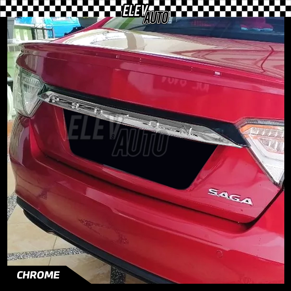 Proton Saga VVT MC2 2021 - 2024 Tailgate Lining Trim Carbon Chrome ...